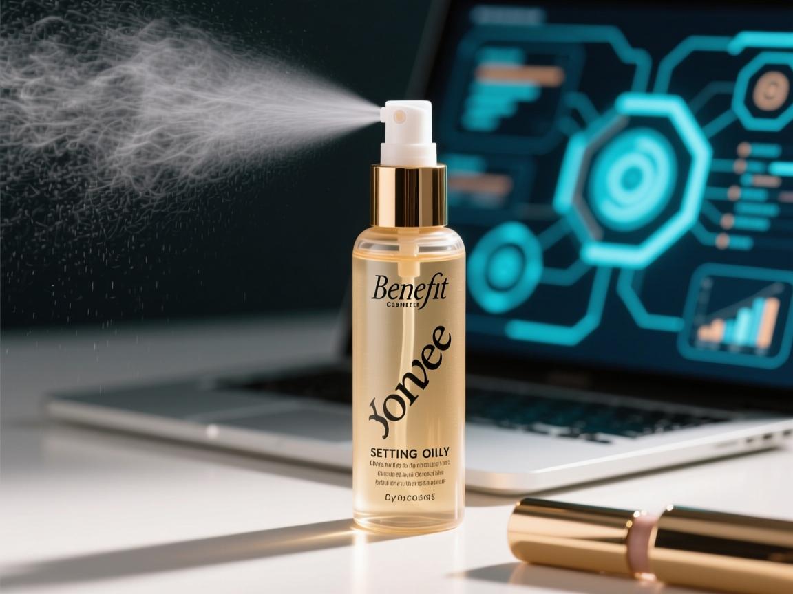 setting spray luxury beauty review Benefit Cosmetics setting spray oily