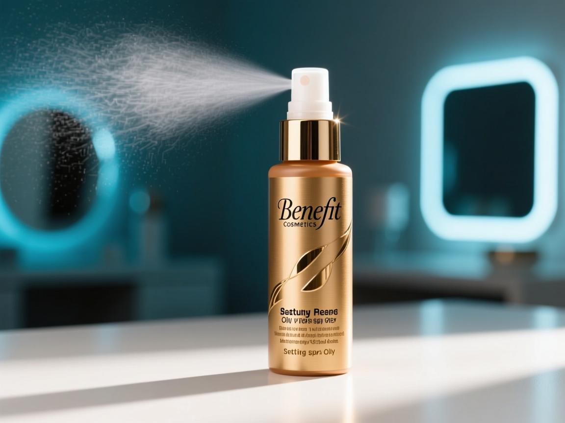 setting spray luxury beauty review Benefit Cosmetics setting spray oily