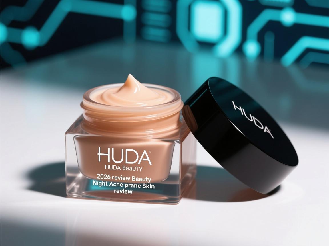 2026 review Huda Beauty night cream acne prone skin review Huda Beauty
