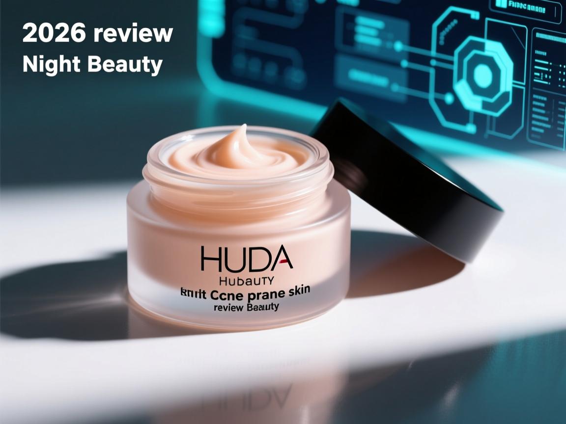 2026 review Huda Beauty night cream acne prone skin review Huda Beauty