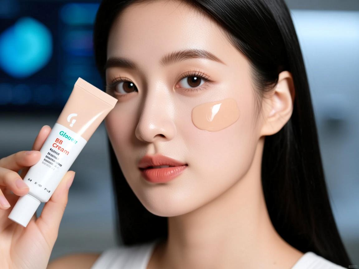 Glossier BB cream sensitive skin review Glossier BB cream wear test