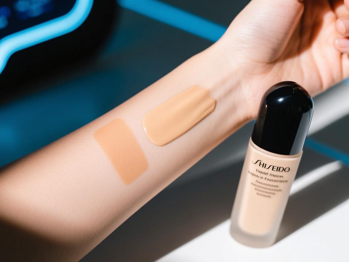 sensitive skin review Shiseido liquid foundation swatches review