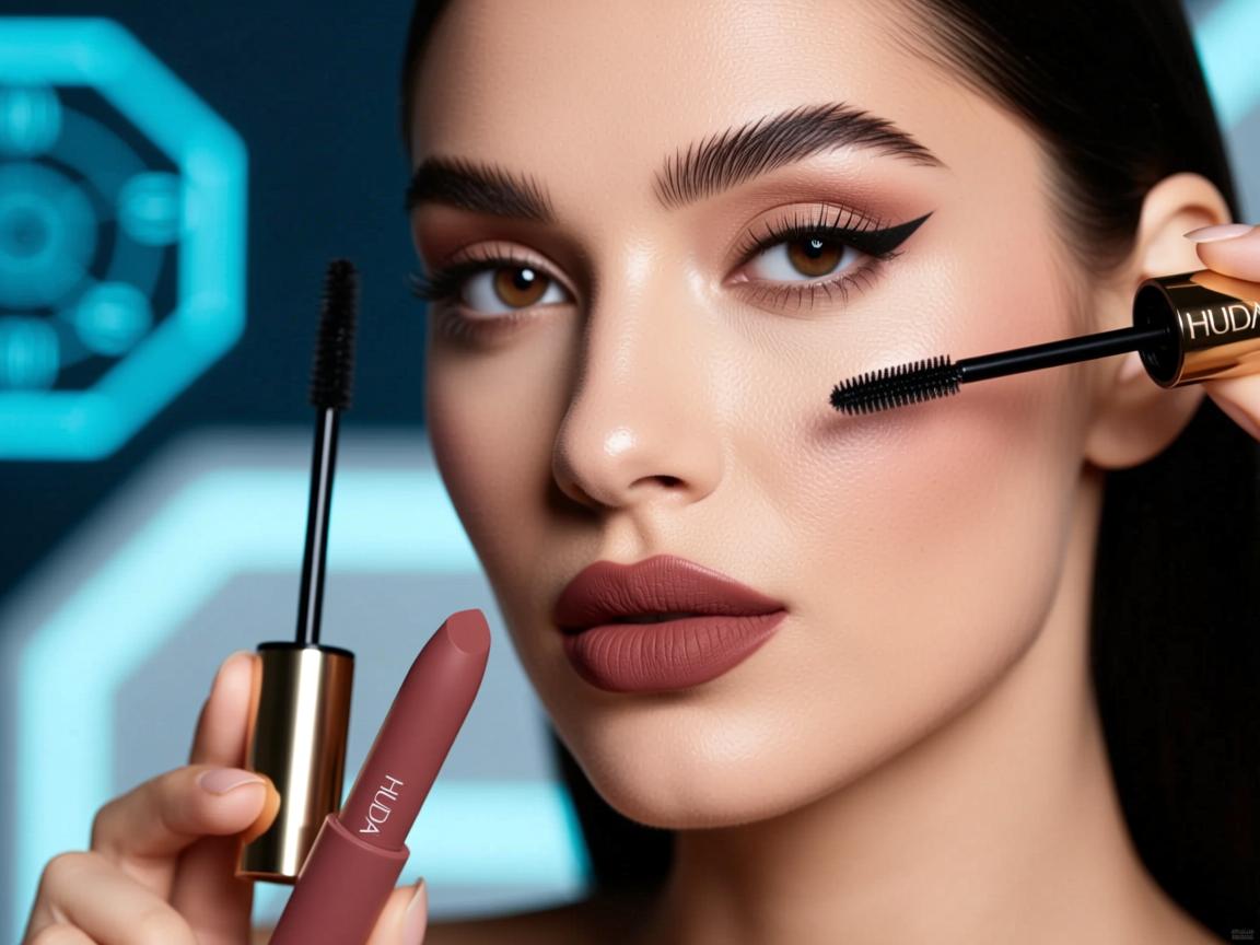 mascara sensitive skin review Huda Beauty matte lipstick detailed