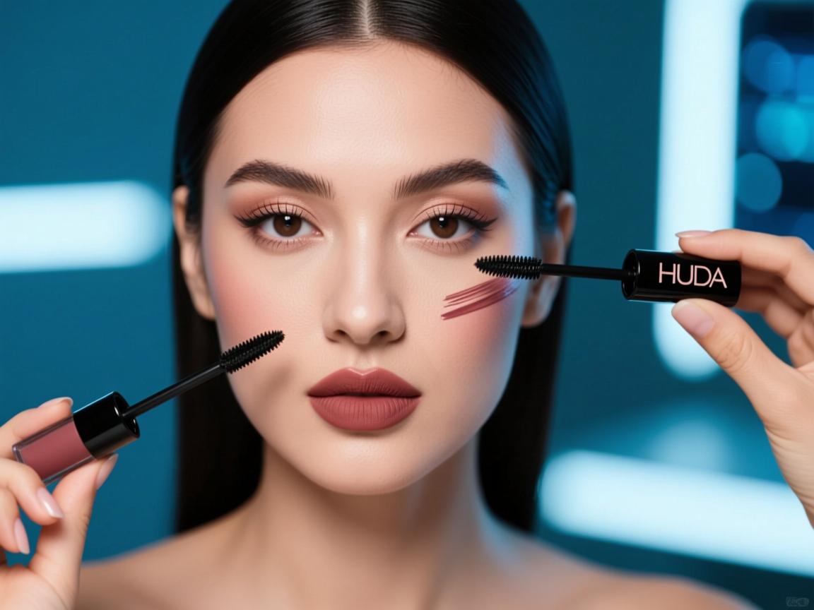 mascara sensitive skin review Huda Beauty matte lipstick detailed