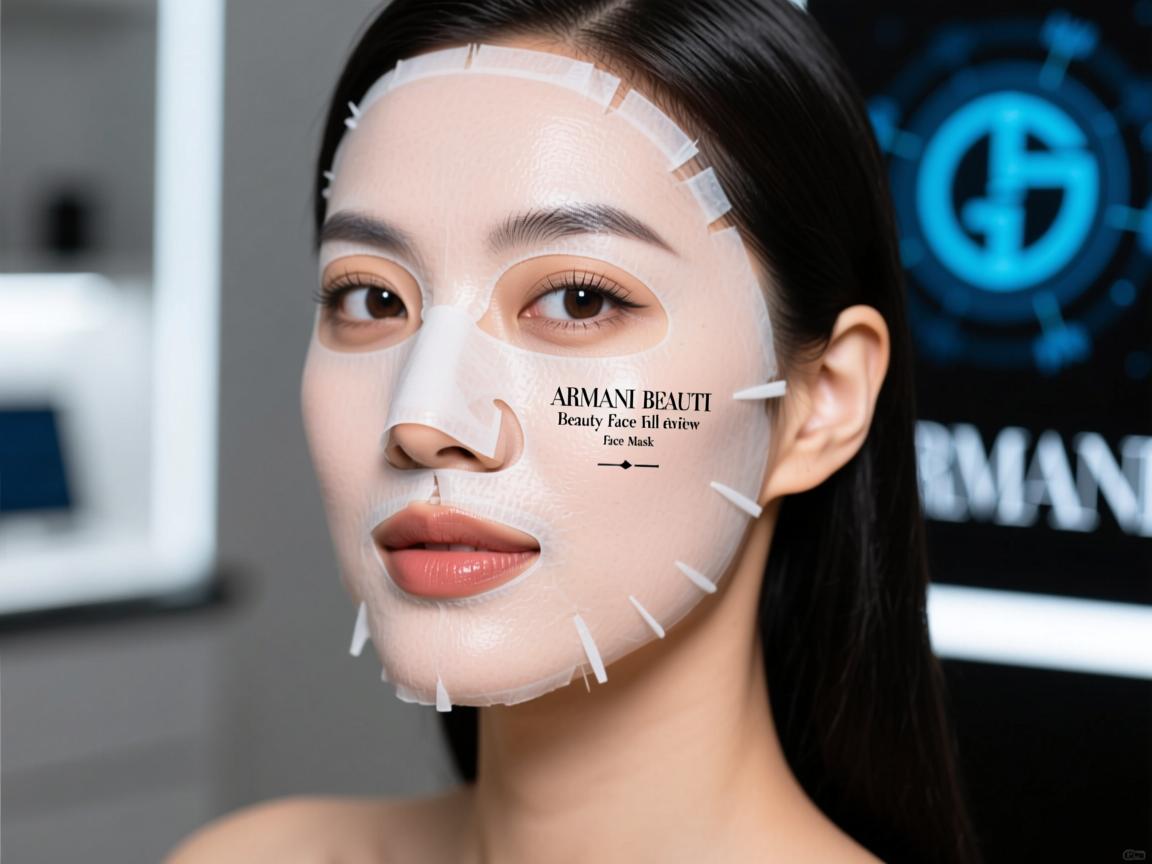impressions Armani Beauty face mask full review Armani Beauty face mask