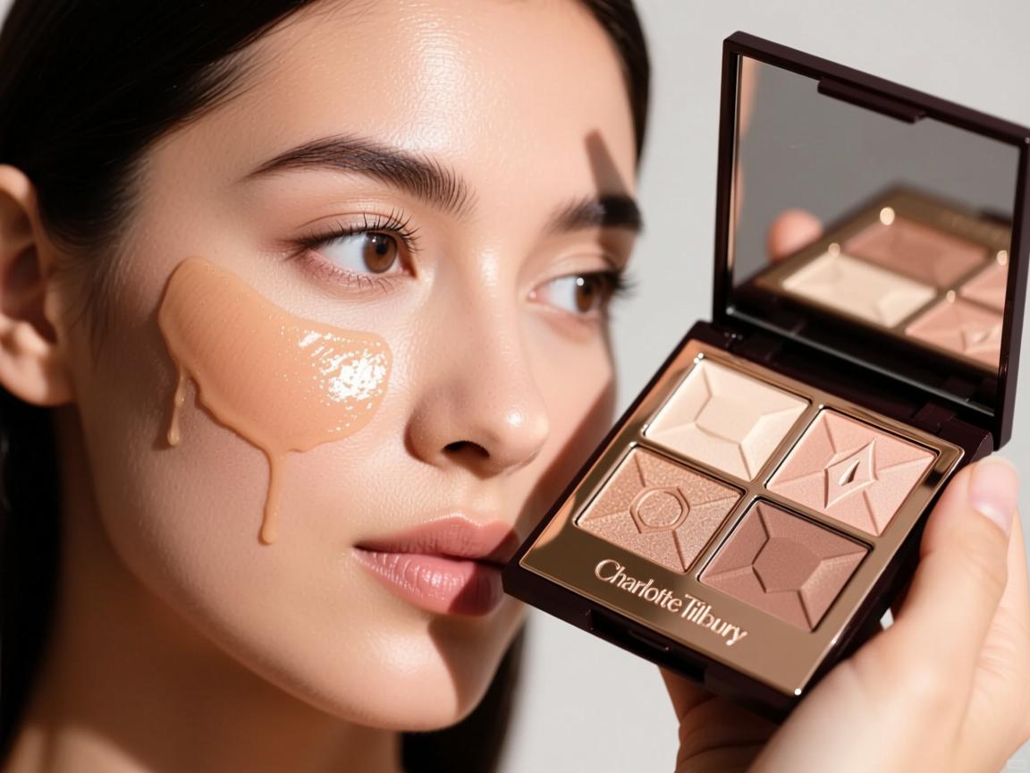 oily skin review Charlotte Tilbury highlighter pros and cons Charlotte