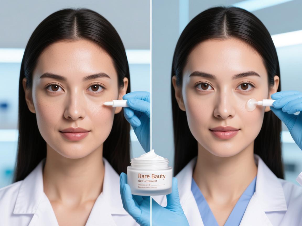 Beauty day cream before and after Rare Beauty day cream dermatologist