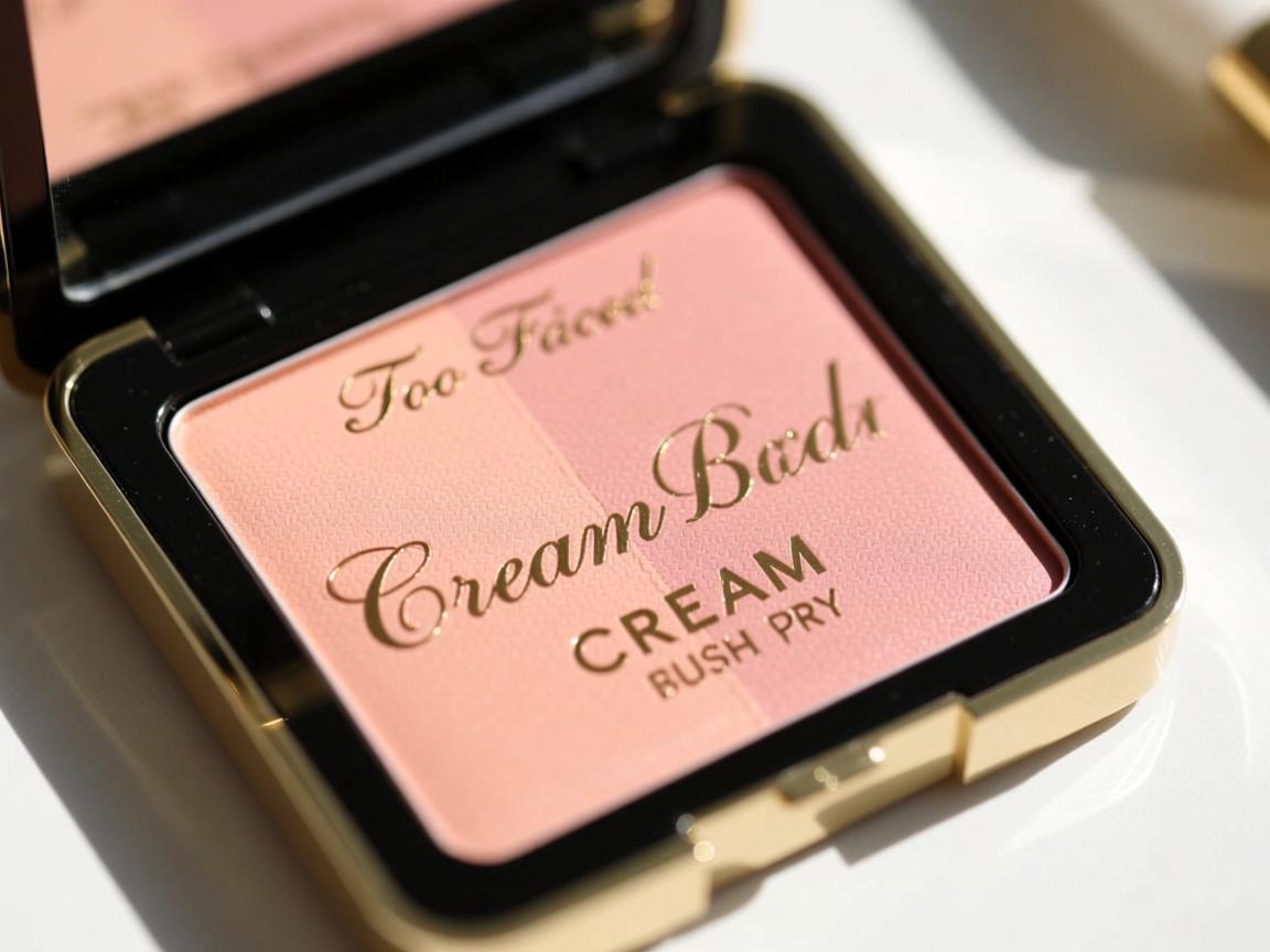 review Too Faced cream blush detailed analysis Too Faced cream blush dry