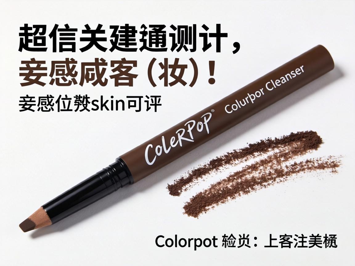 review ColourPop brow pencil sensitive skin review ColourPop cleanser