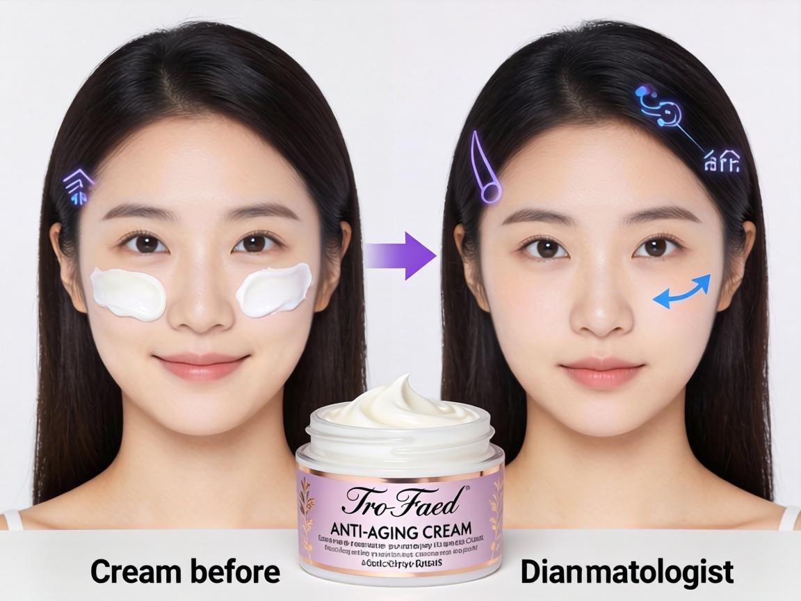 cream before and after Too Faced anti aging cream dermatologist review
