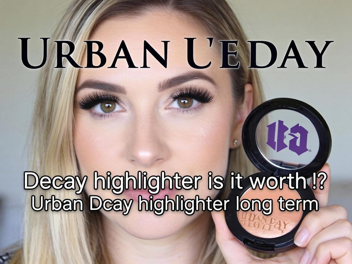 Decay highlighter is it worth it Urban Decay highlighter long term