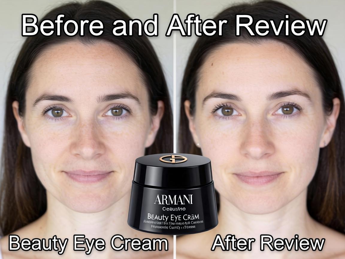 Armani Beauty Eye Cream Before and After Review