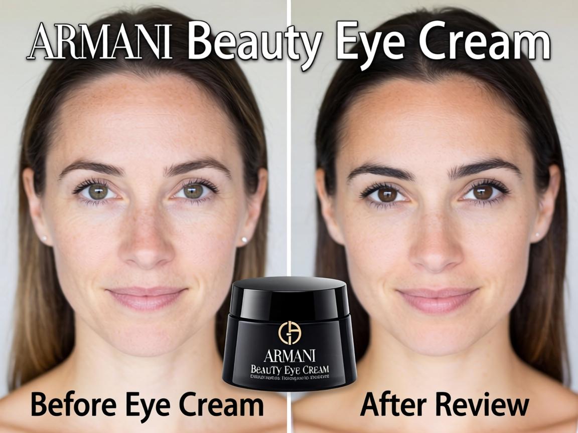 Armani Beauty Eye Cream Before and After Review