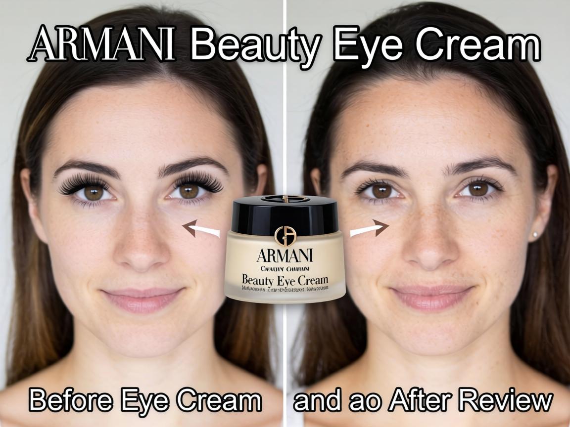 Armani Beauty Eye Cream Before and After Review
