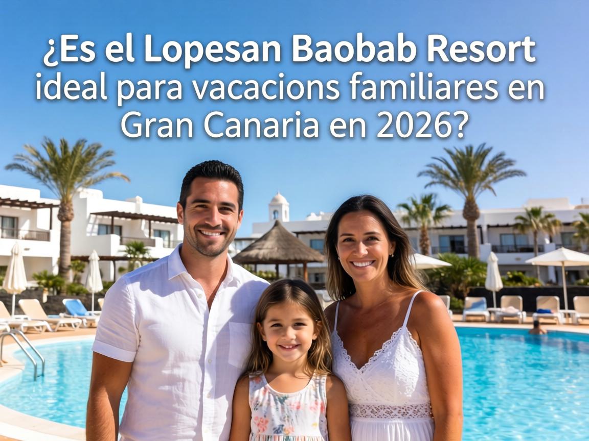 ¿Es el Lopesan Baobab Resort ideal para vacaciones familiares en Gran Canaria en 2026?