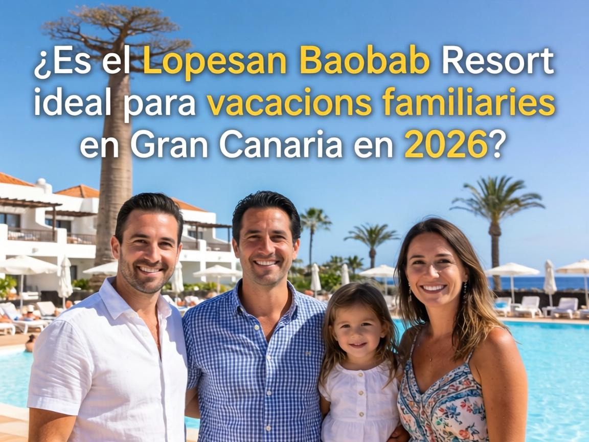¿Es el Lopesan Baobab Resort ideal para vacaciones familiares en Gran Canaria en 2026?