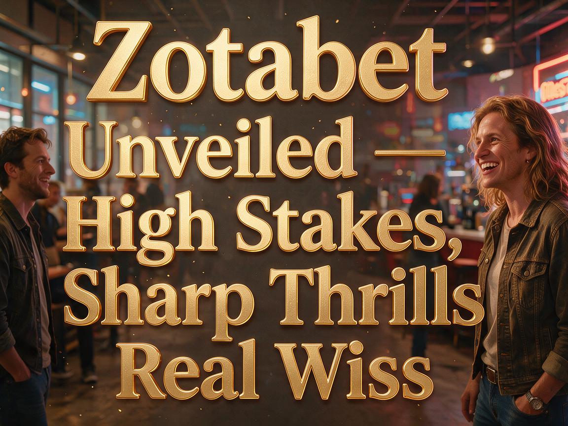 Zotabet Casino Unveiled — High Stakes, Sharp Thrills, Real Wins