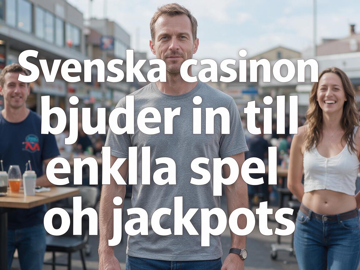 Svenska casinon bjuder in till enkla spel och jackpots