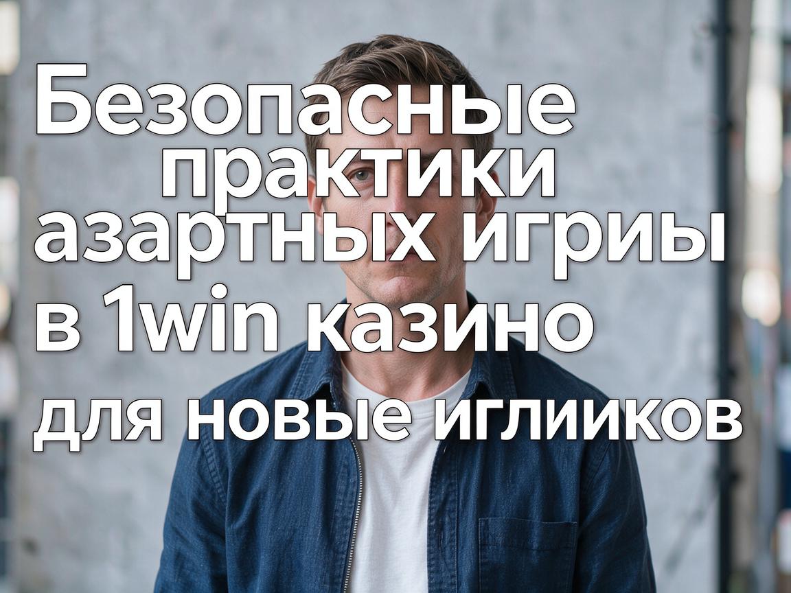 Безопасные практики азартных игр в 1win казино для новых игроков