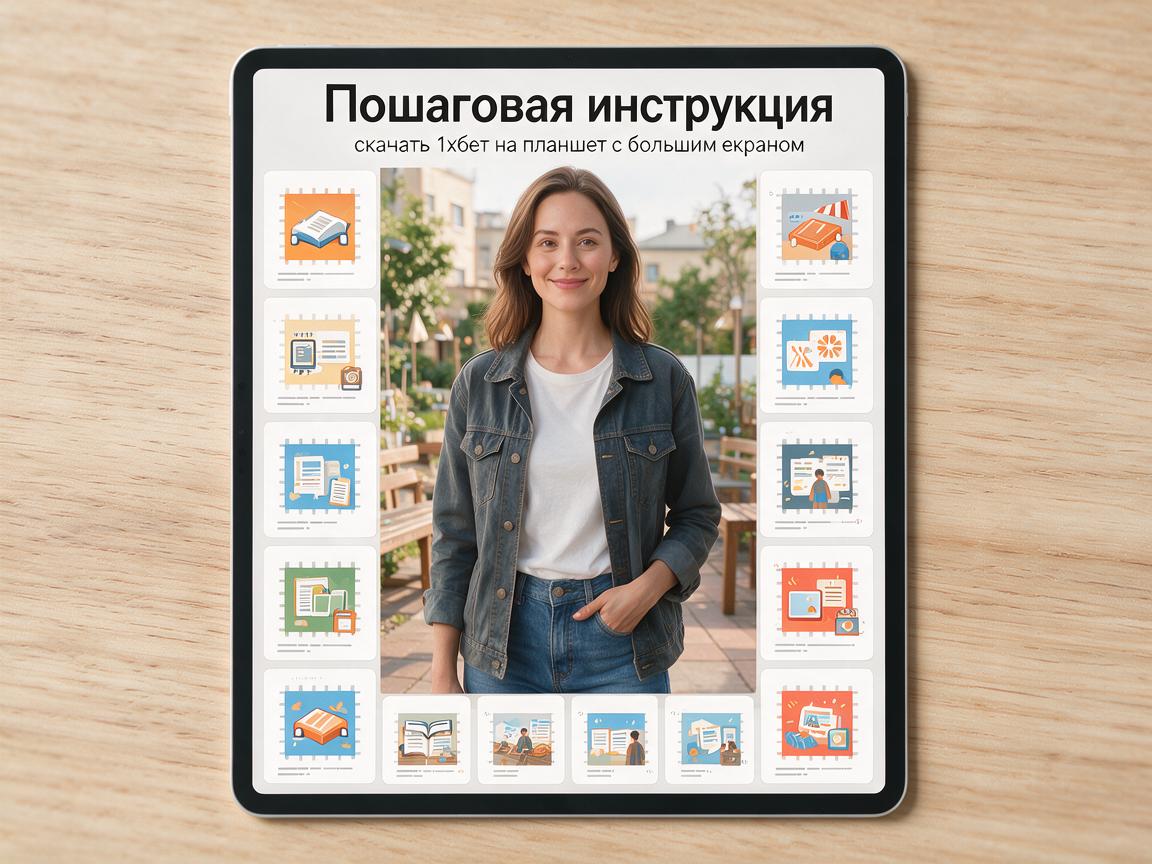 Пошаговая инструкция: скачать 1хбет на планшет с большим экраном