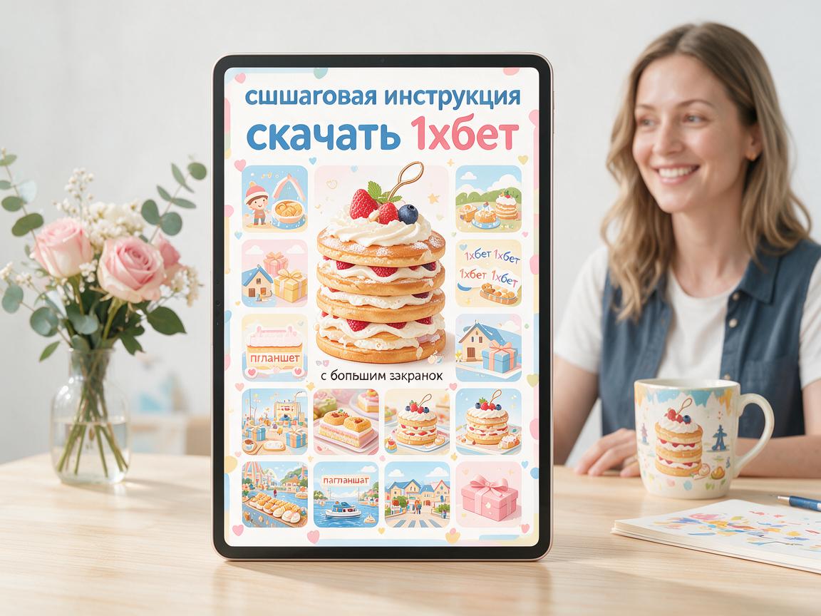 Пошаговая инструкция: скачать 1хбет на планшет с большим экраном