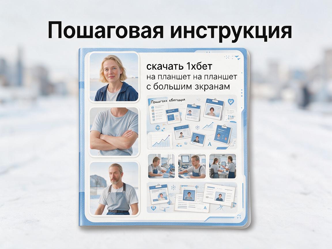 Пошаговая инструкция: скачать 1хбет на планшет с большим экраном