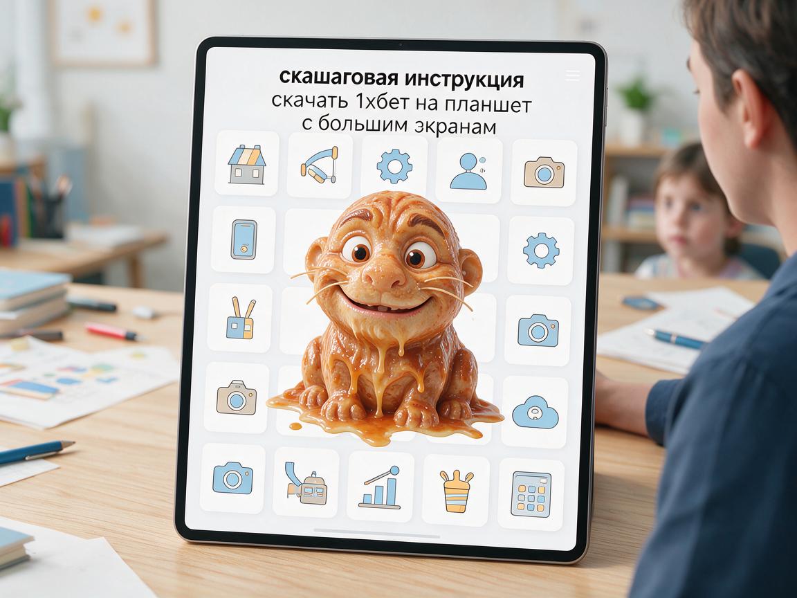 Пошаговая инструкция: скачать 1хбет на планшет с большим экраном