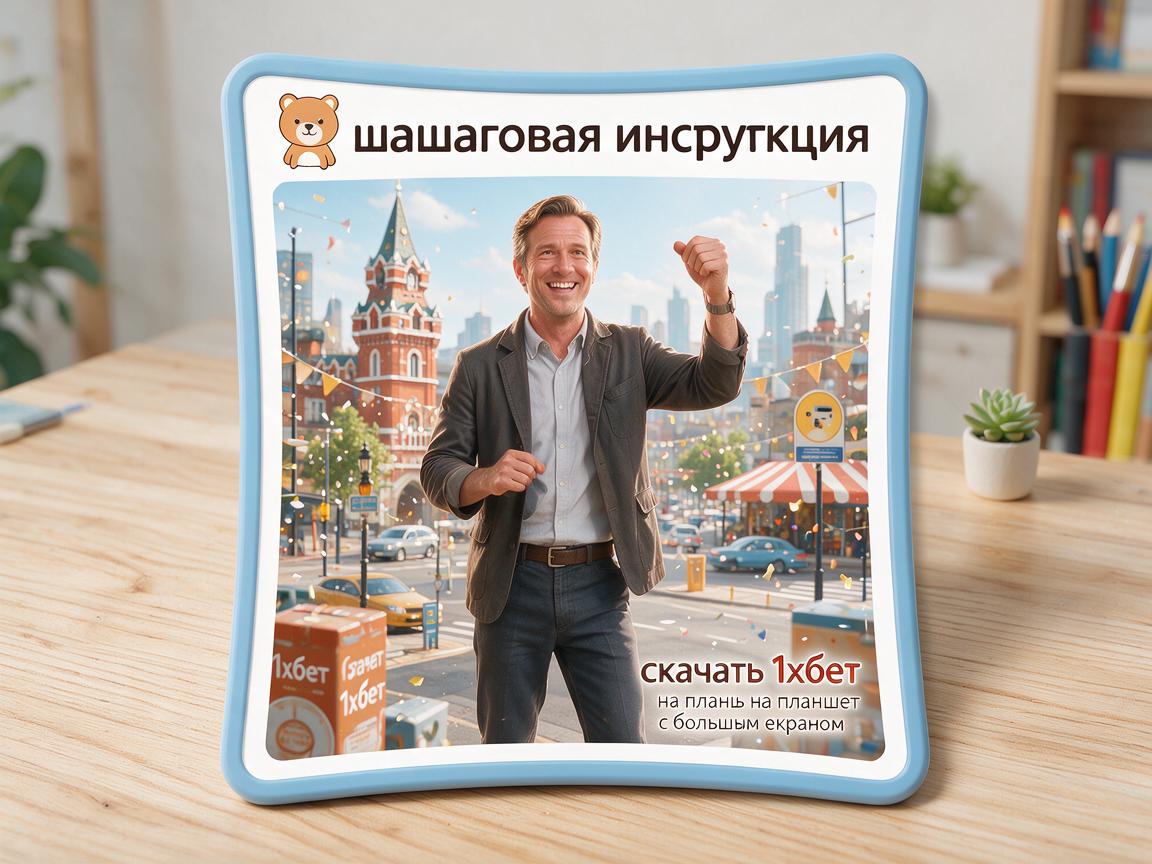 Пошаговая инструкция: скачать 1хбет на планшет с большим экраном