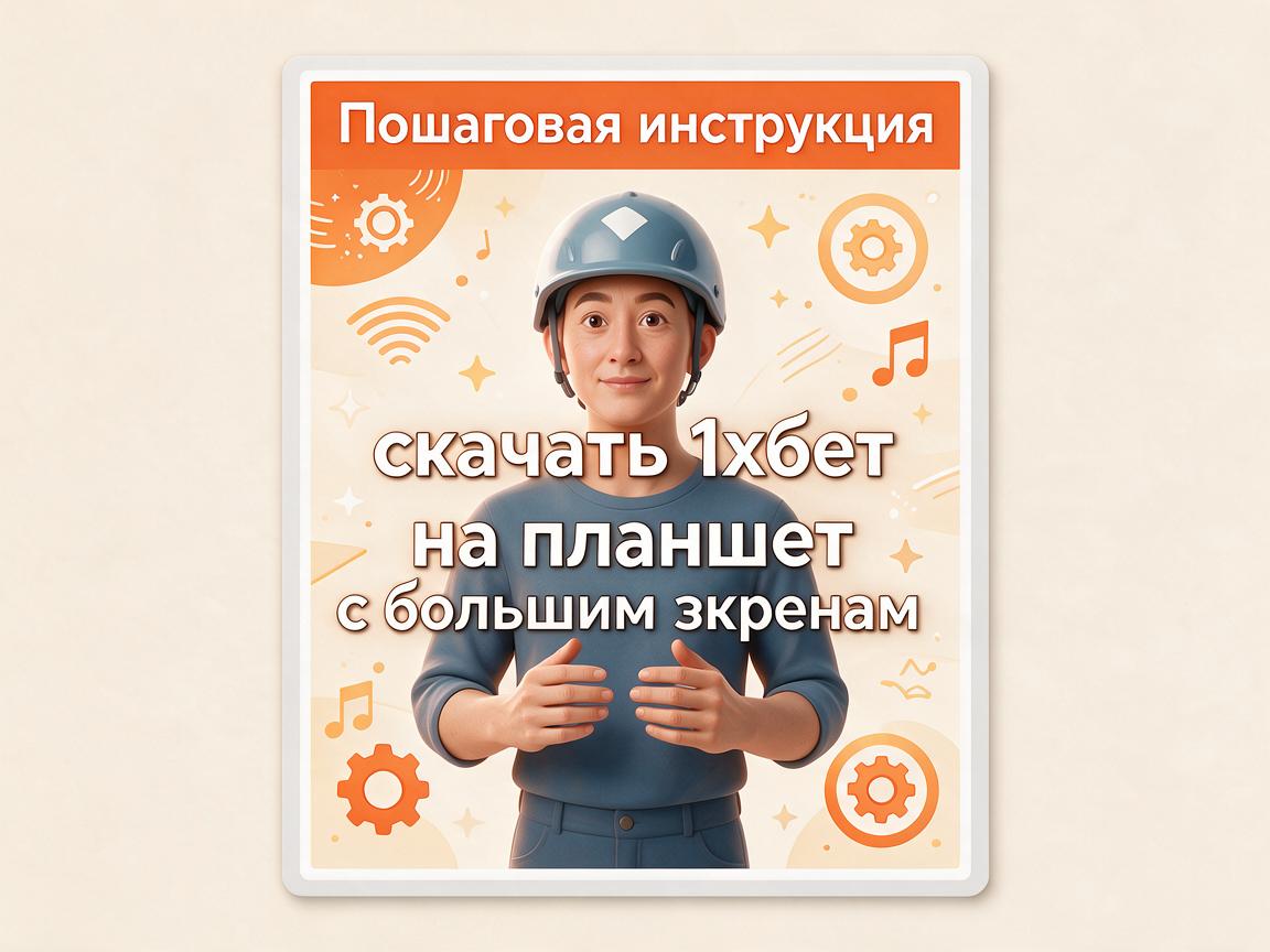 Пошаговая инструкция: скачать 1хбет на планшет с большим экраном