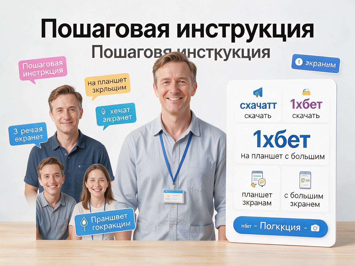 Пошаговая инструкция: скачать 1хбет на планшет с большим экраном