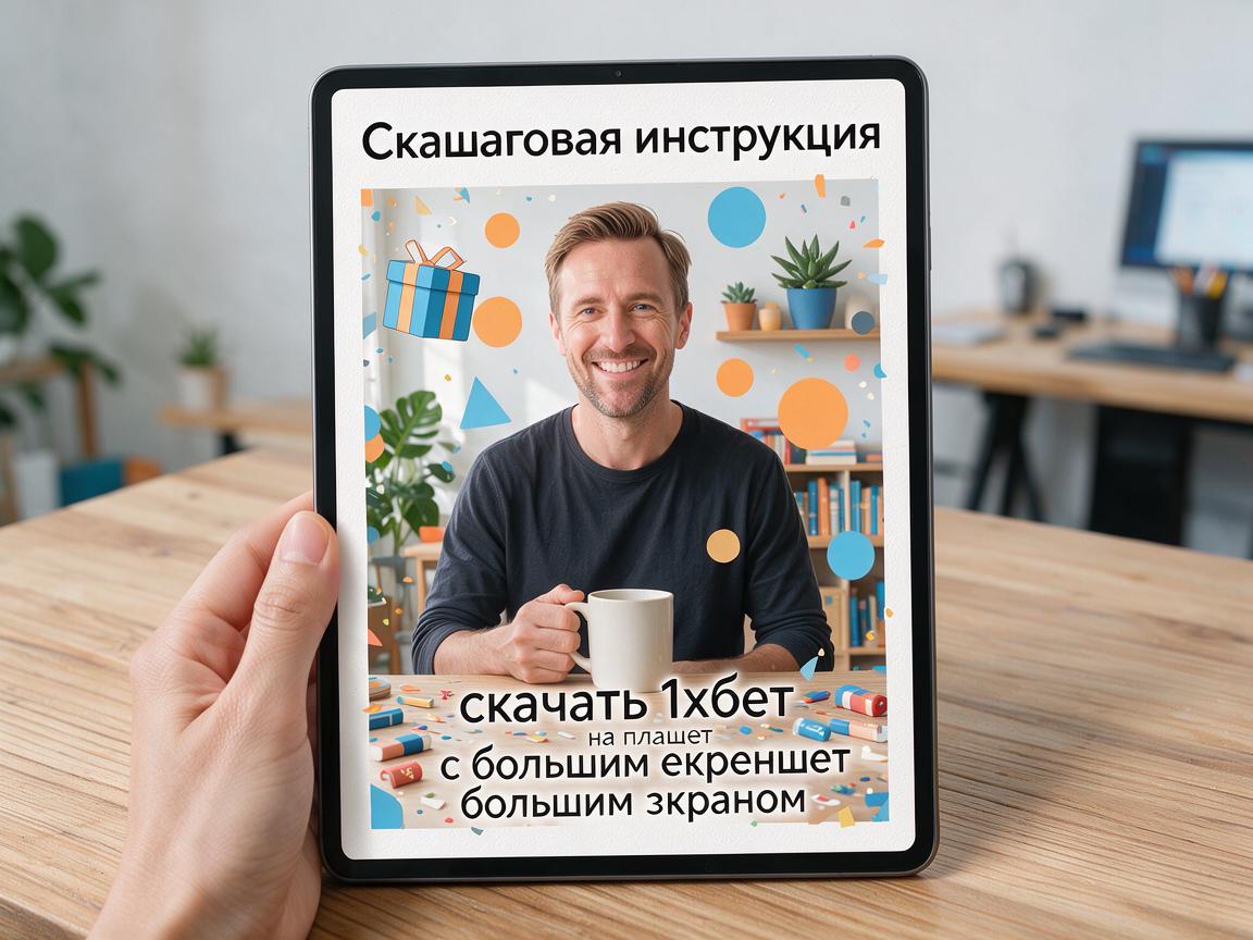 Пошаговая инструкция: скачать 1хбет на планшет с большим экраном