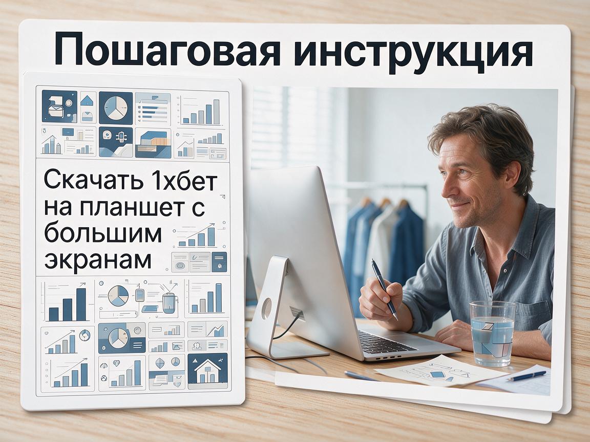 Пошаговая инструкция: скачать 1хбет на планшет с большим экраном