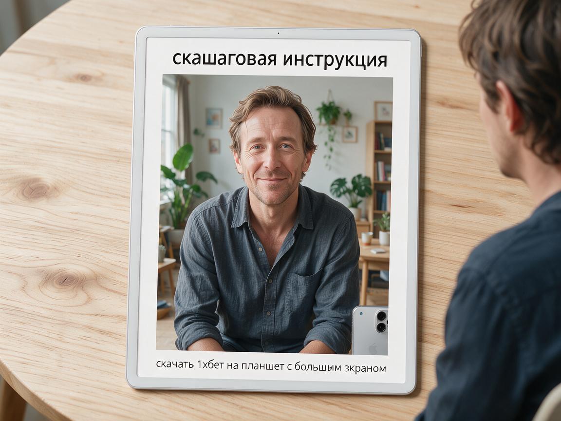 Пошаговая инструкция: скачать 1хбет на планшет с большим экраном