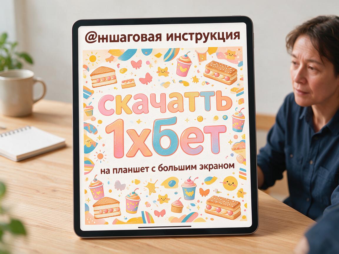 Пошаговая инструкция: скачать 1хбет на планшет с большим экраном