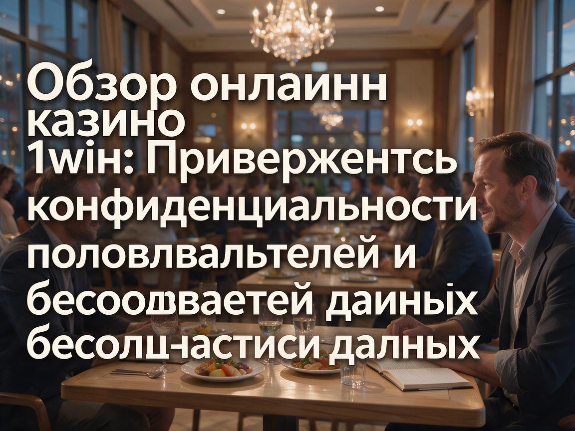 Обзор онлайн-казино 1win: Приверженность конфиденциальности пользователей и безопасности данных
