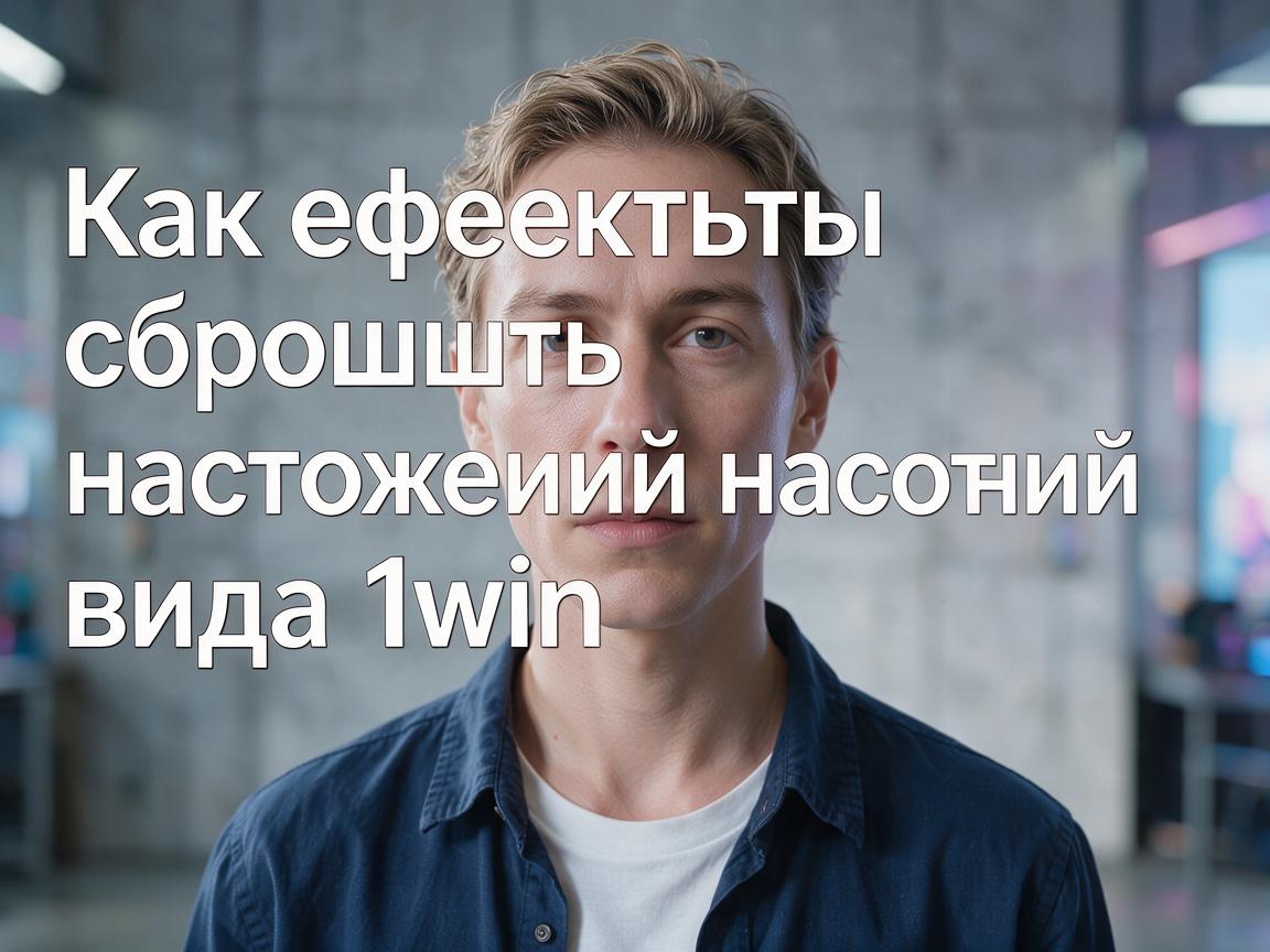 Как эффективно сбросить настройки входа 1win