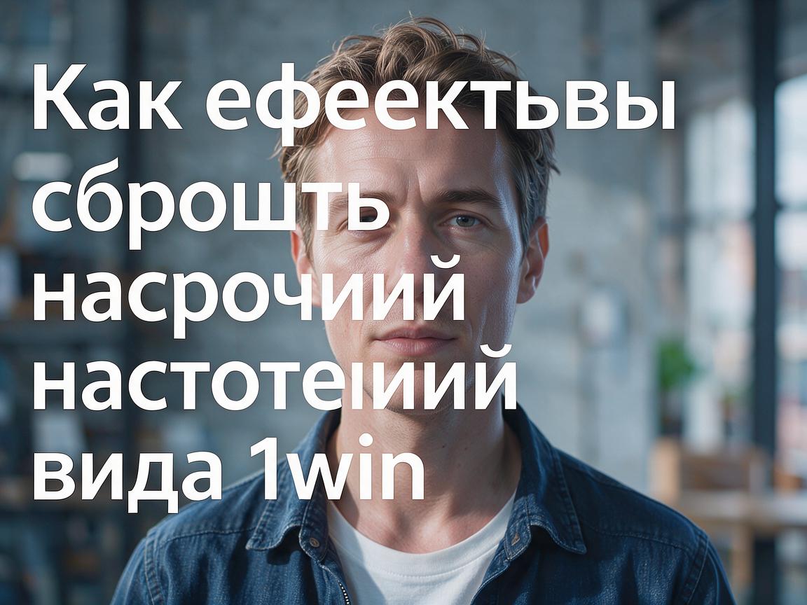 Как эффективно сбросить настройки входа 1win