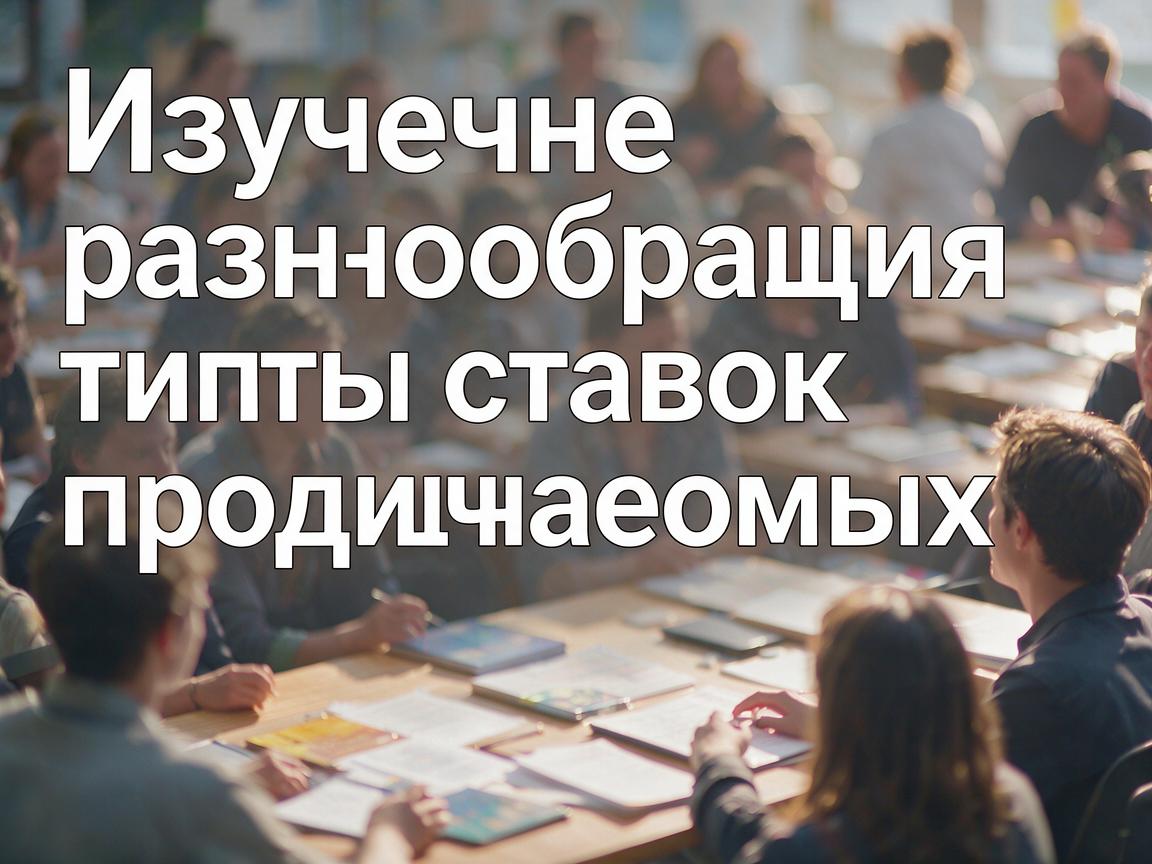 Изучение разнообразия типов ставок, предлагаемых 1win
