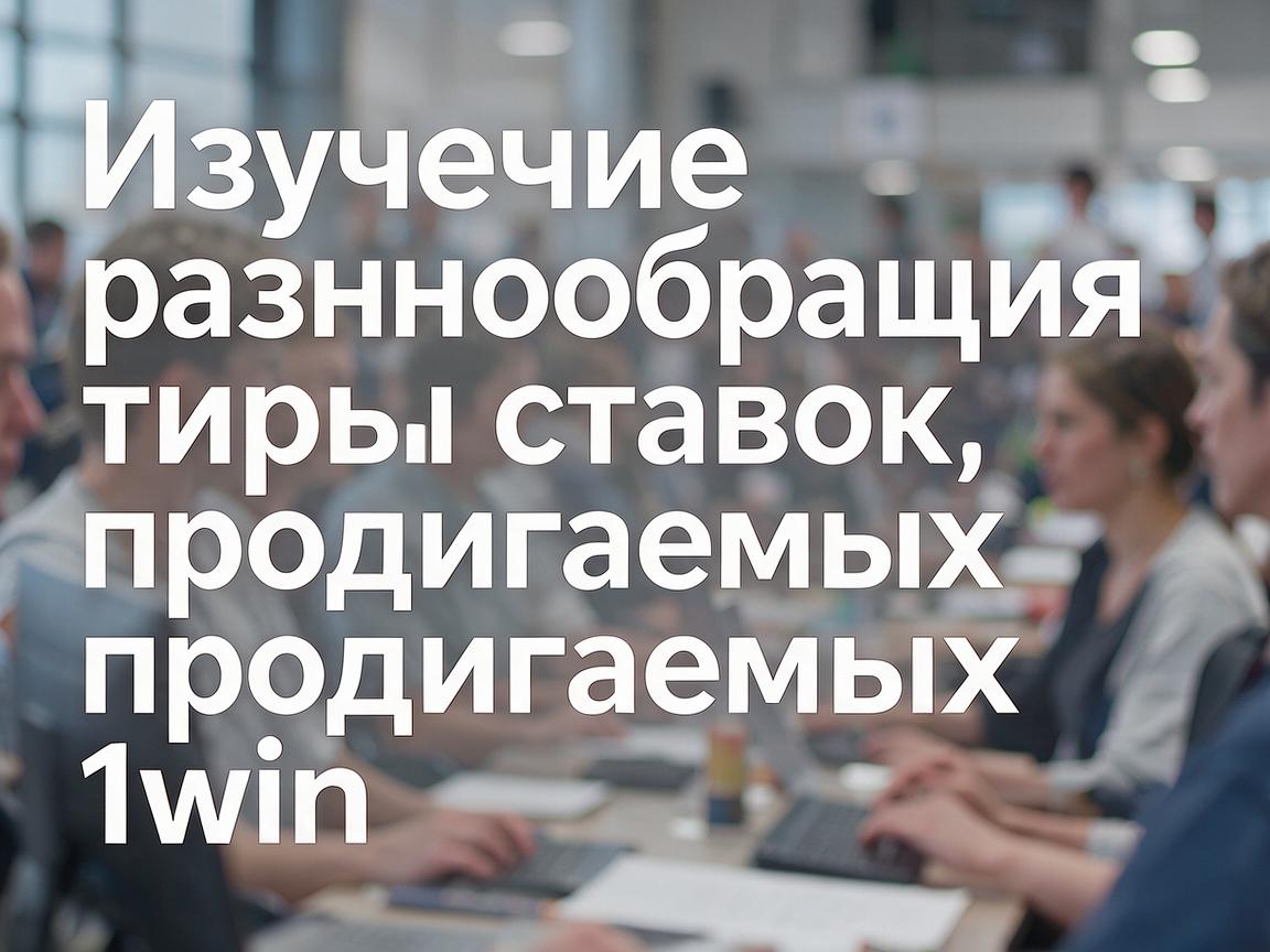 Изучение разнообразия типов ставок, предлагаемых 1win