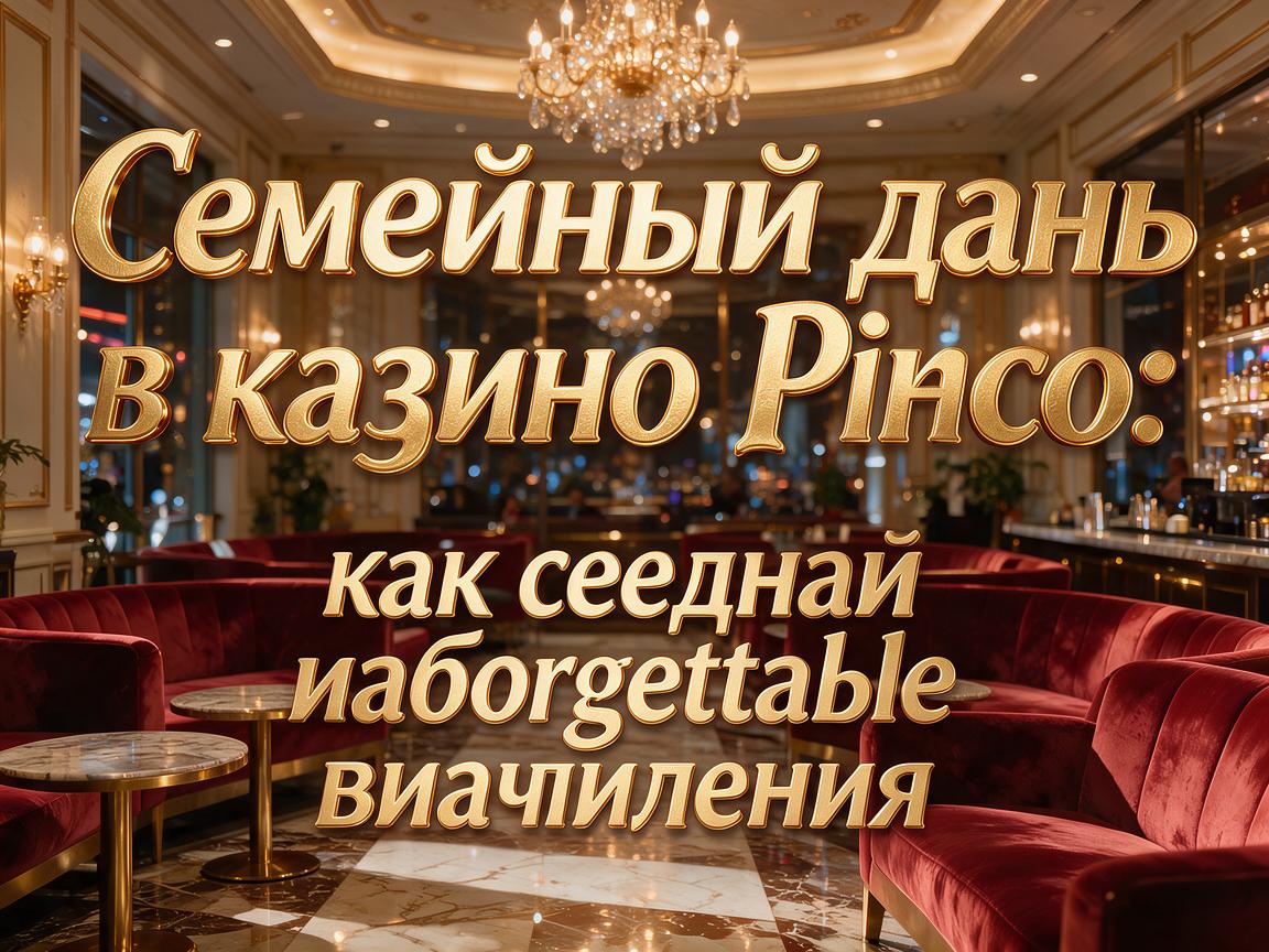 Семейный день в казино Pinco: как создать unforgettable впечатления