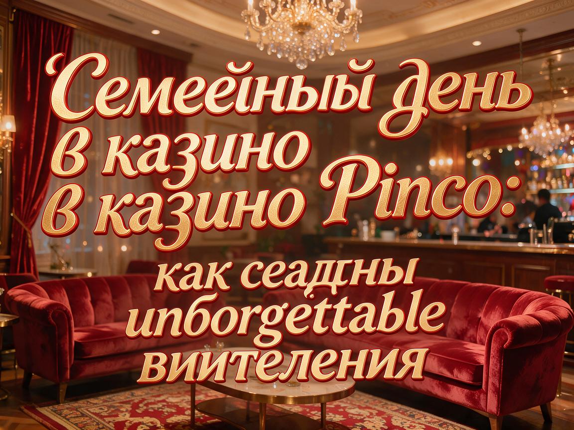 Семейный день в казино Pinco: как создать unforgettable впечатления