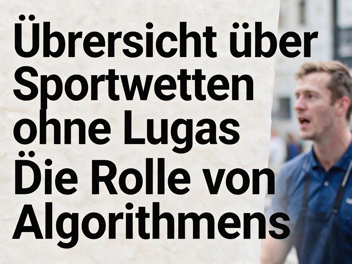 Übersicht über Sportwetten ohne Lugas: Die Rolle von Algorithmen