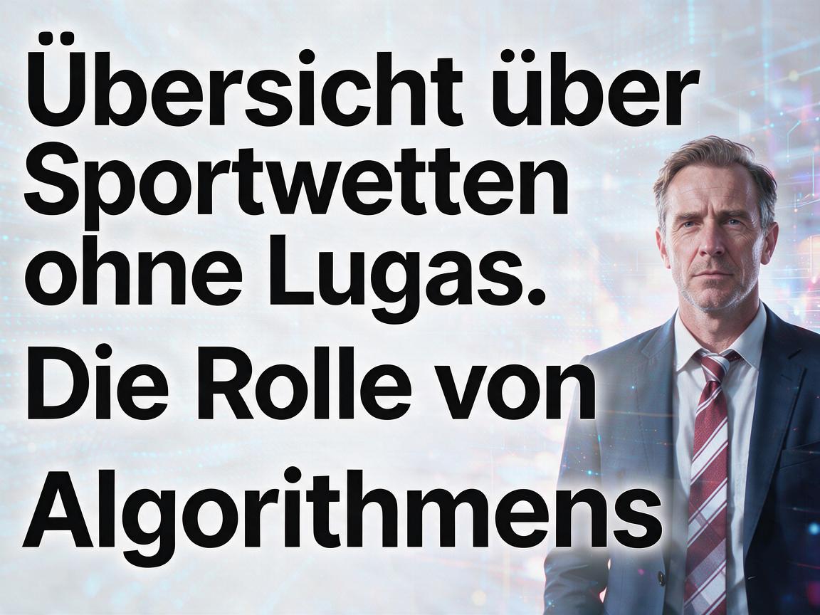 Übersicht über Sportwetten ohne Lugas: Die Rolle von Algorithmen