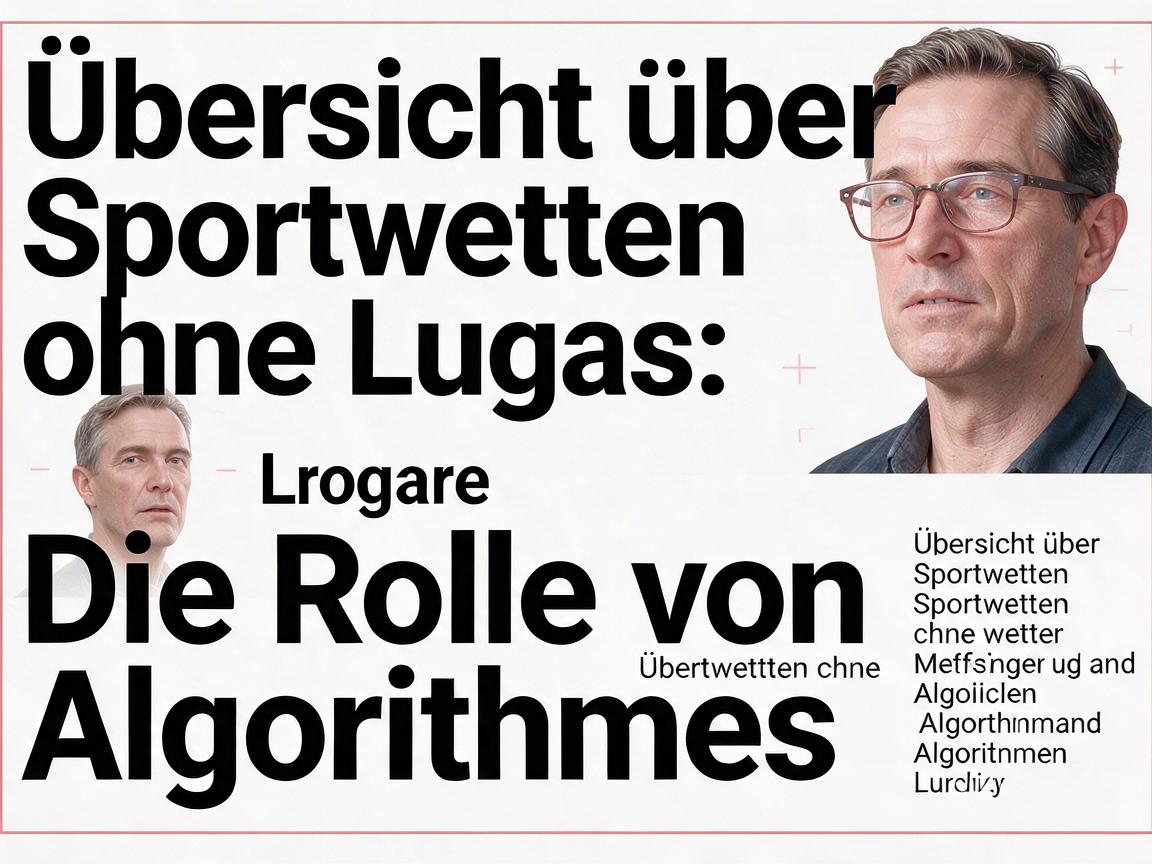 Übersicht über Sportwetten ohne Lugas: Die Rolle von Algorithmen