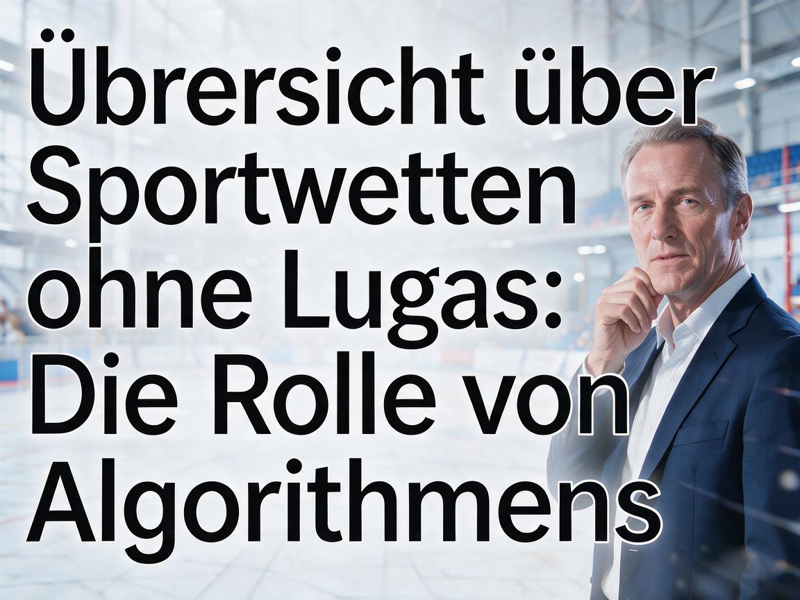 Übersicht über Sportwetten ohne Lugas: Die Rolle von Algorithmen