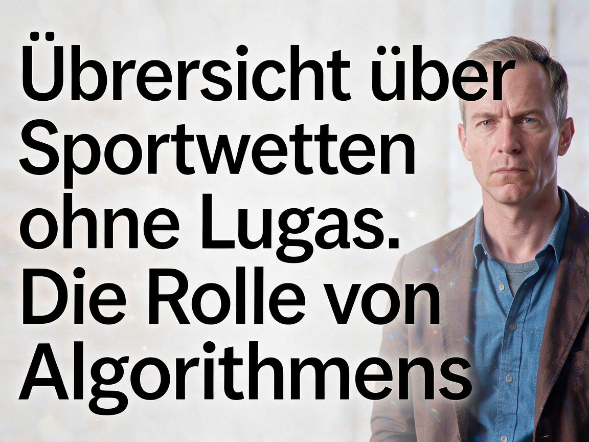 Übersicht über Sportwetten ohne Lugas: Die Rolle von Algorithmen