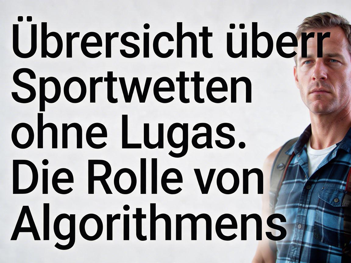 Übersicht über Sportwetten ohne Lugas: Die Rolle von Algorithmen