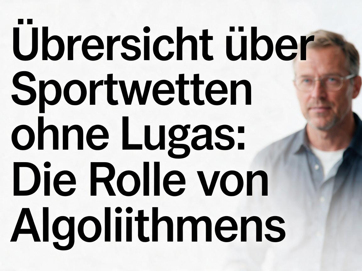 Übersicht über Sportwetten ohne Lugas: Die Rolle von Algorithmen