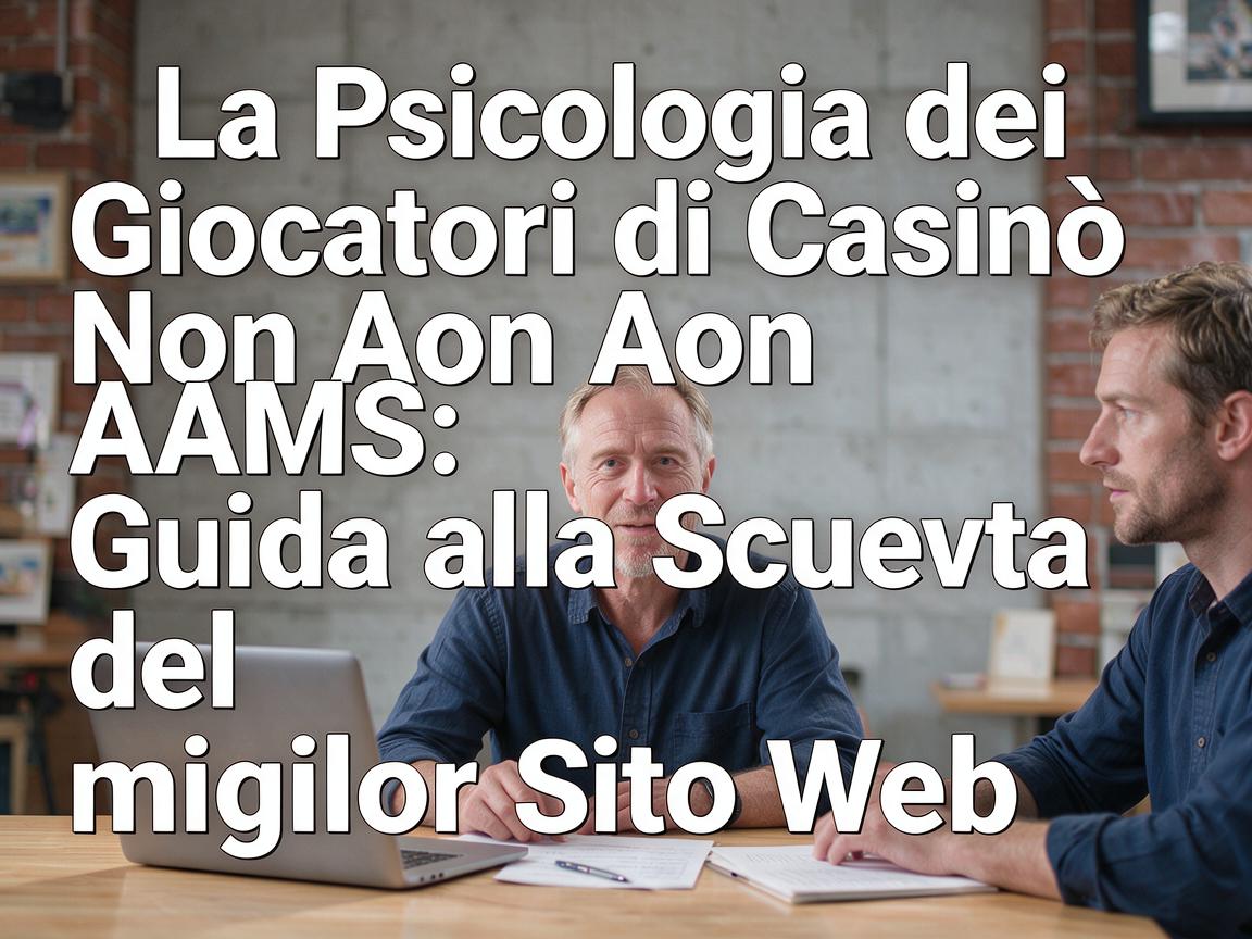 La Psicologia dei Giocatori di Casinò Non AAMS: Guida alla Scelta del Miglior Sito Web
