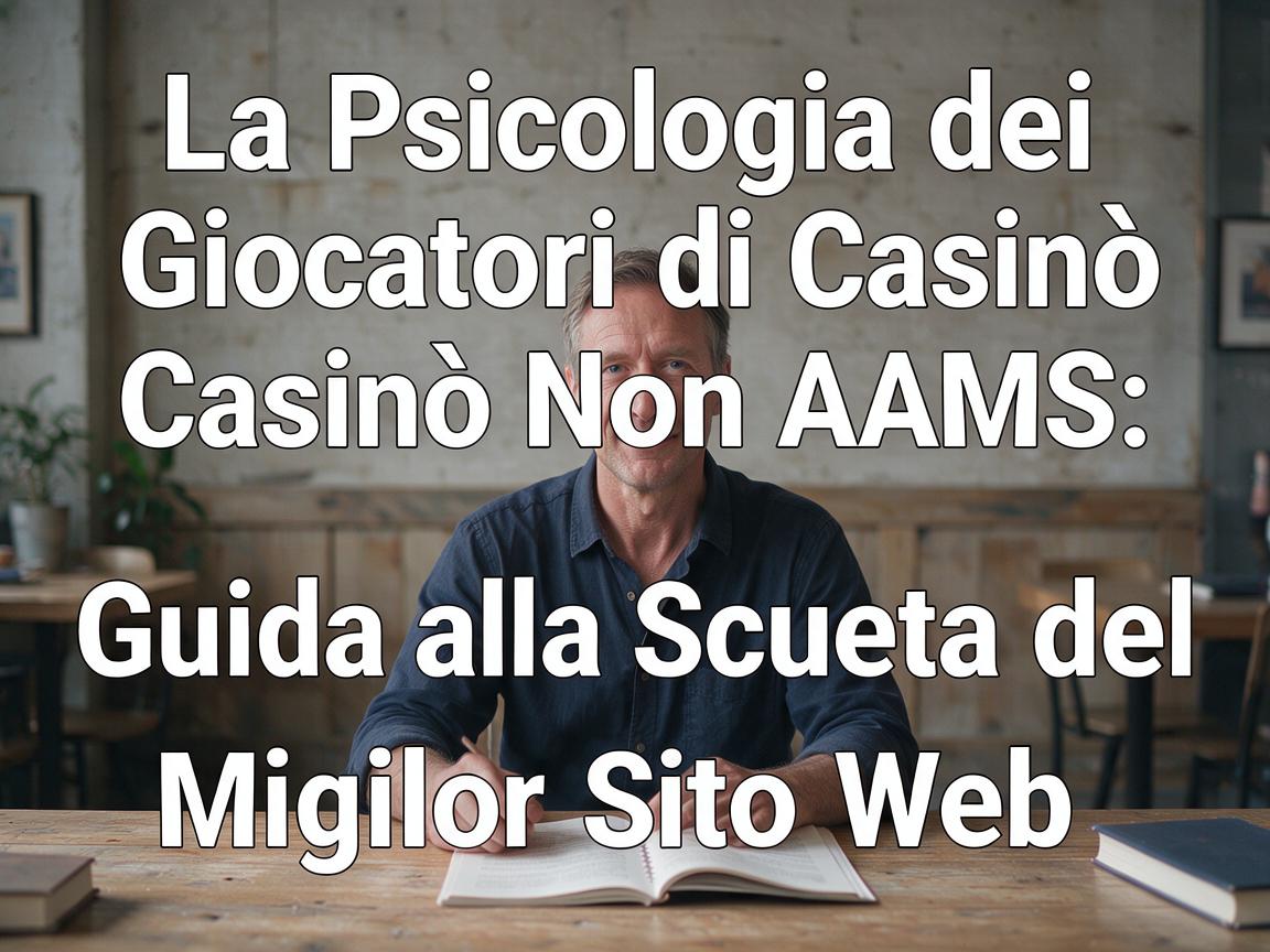 La Psicologia dei Giocatori di Casinò Non AAMS: Guida alla Scelta del Miglior Sito Web